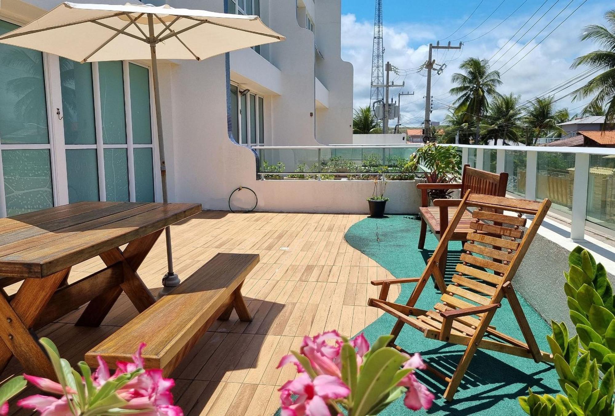 Areias Do Mar | 2 Quartos Garden Familia A113 Barra de São Miguel Exterior foto